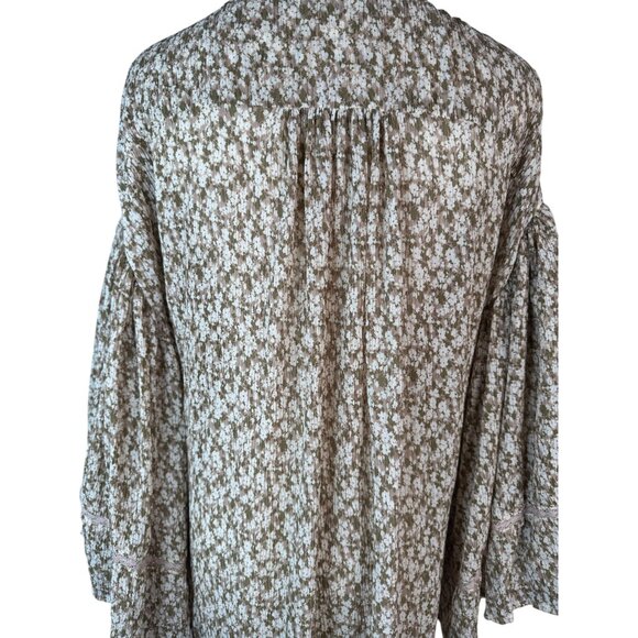 2/$30 Storia Small Floral Tassel Tie Boho Dress Small 100% Polyester - Picture 11 of 16